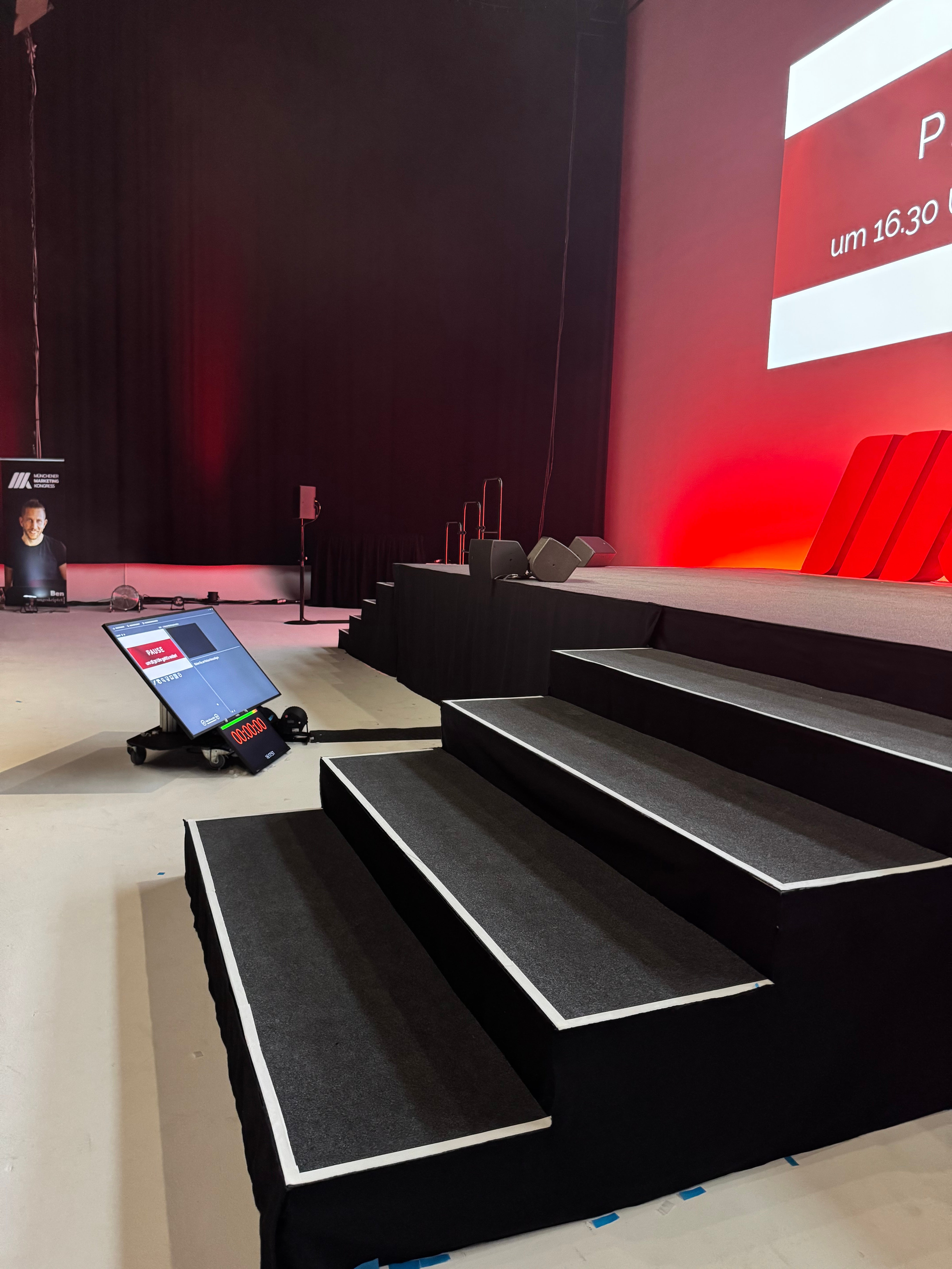 Konferenztechnik für Messestände