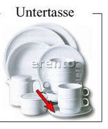 Untertasse - Serie Coupe