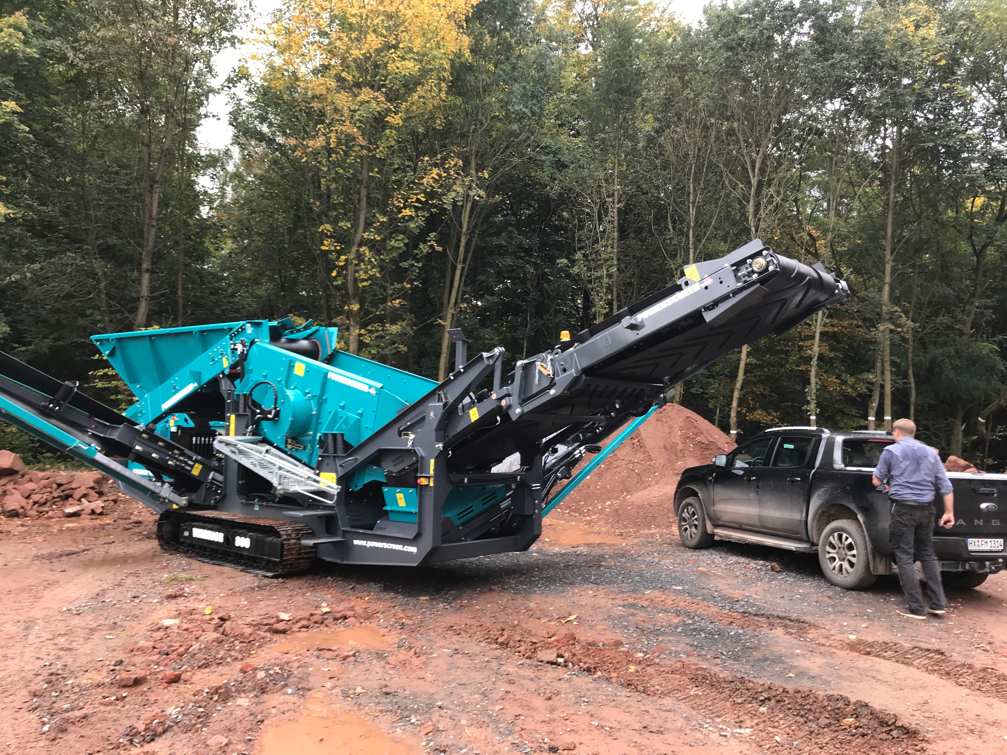 Kompaktsiebanlage Powerscreen Warrior 800 – 2