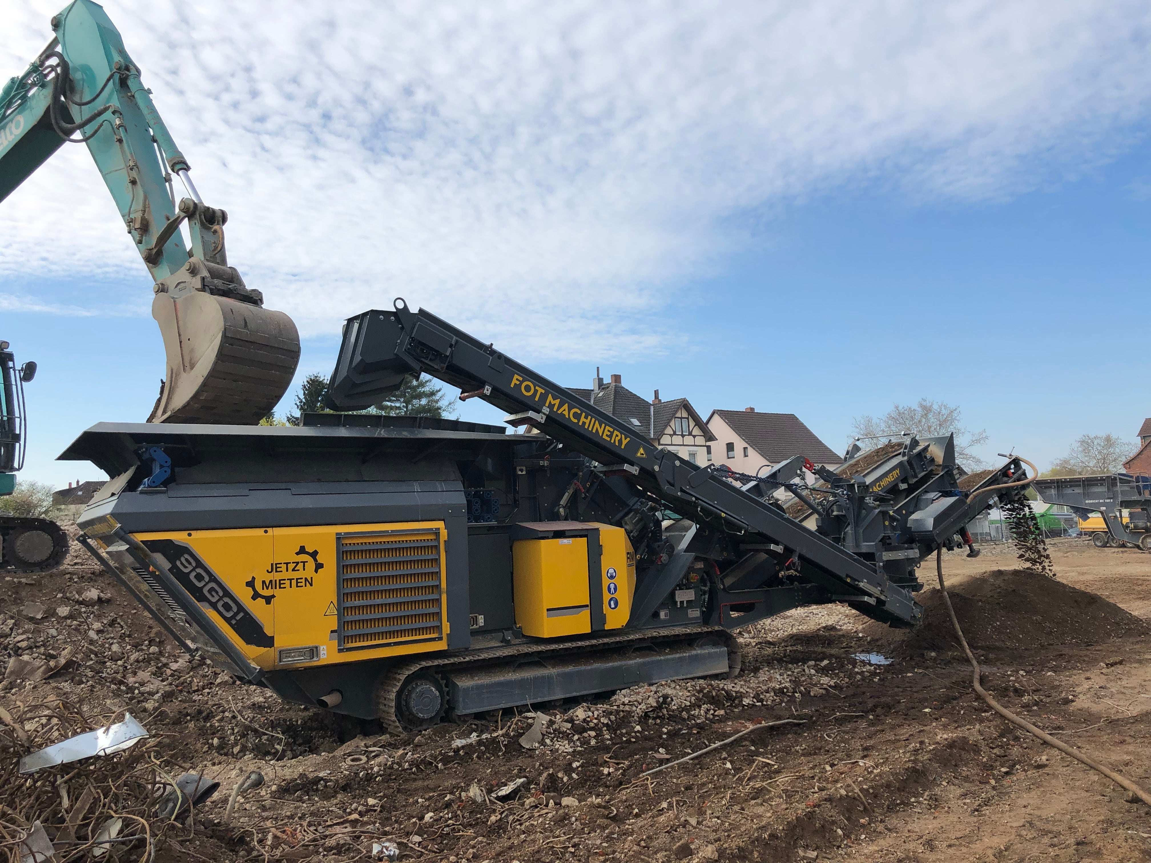 Prallmühle Rubble Master RM 90GO! mit Nachsieb – 3