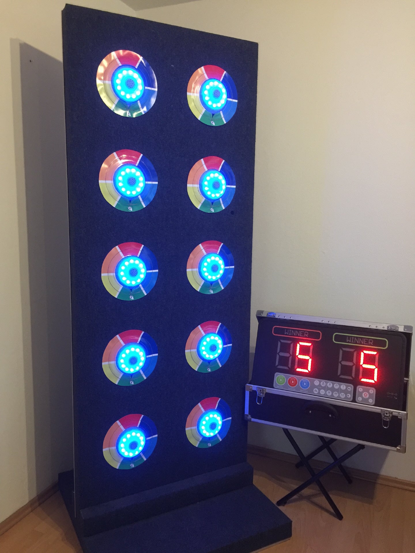 IPS-System - Reacktionswand - Touchwall - interaktives Spielsystem