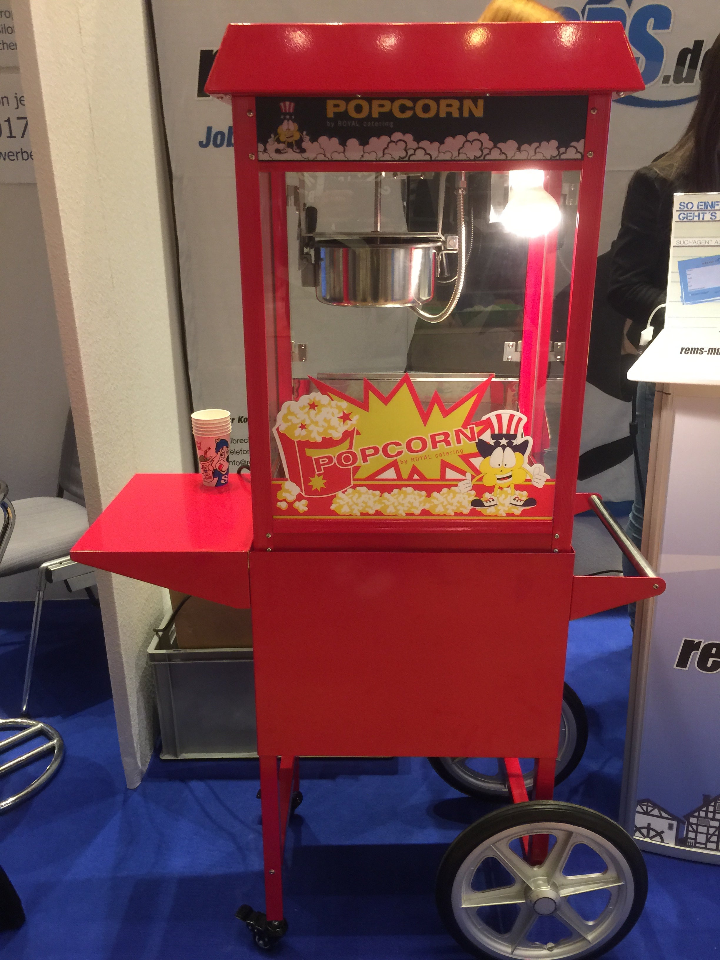 Popcornmaschine - Popcornstand -  Popcornwagen deutschlandweiter Messeservice – 2