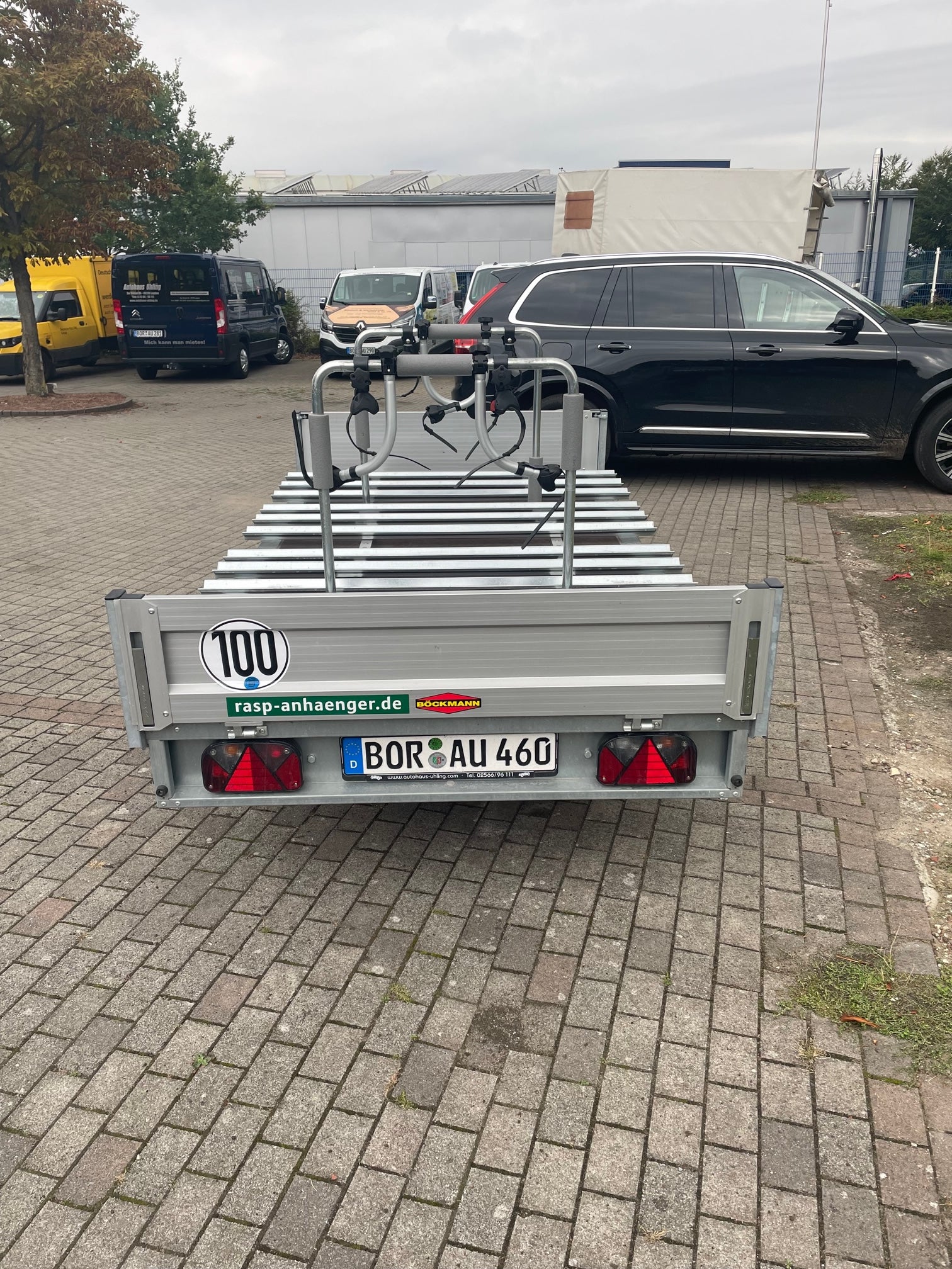 Fahrradtransportanhänger für 12 Fahrräder auch E-Bikes – 3