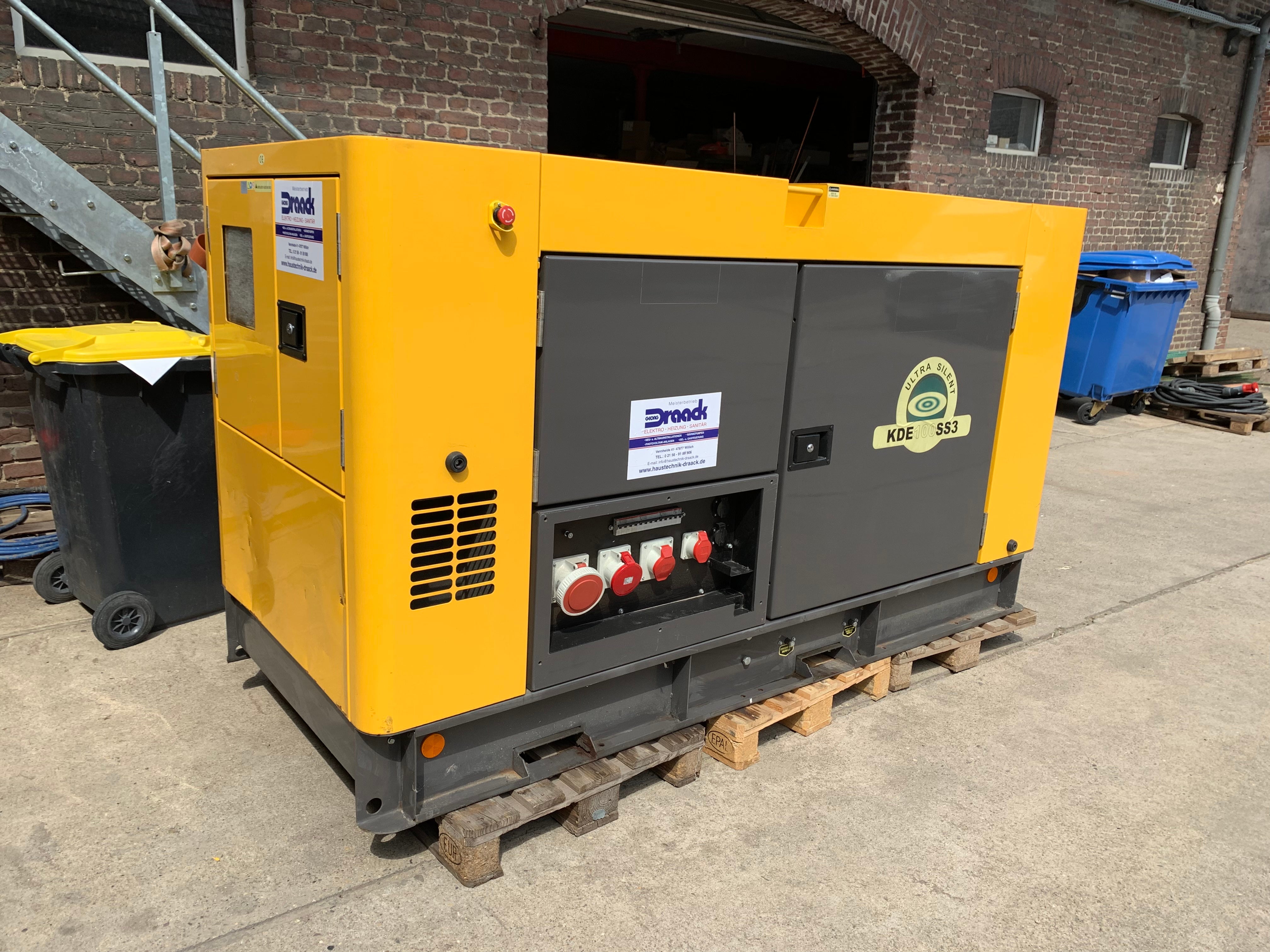 Stromerzeuger 100 KVA, Notstrom Aggregat – 2