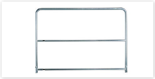 Bühnengeländer für 2 m Bühnenpodest Nivtec-System