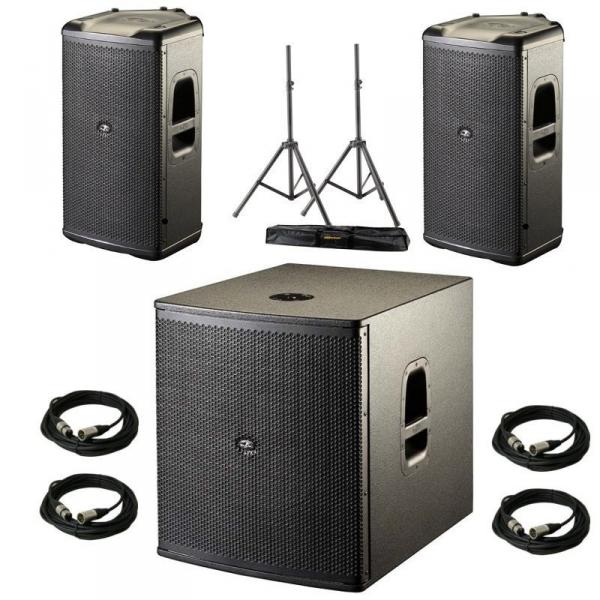 Lautsprecher Komplettsystem D.A.S. Avant mit 1950 Watt AKTIV