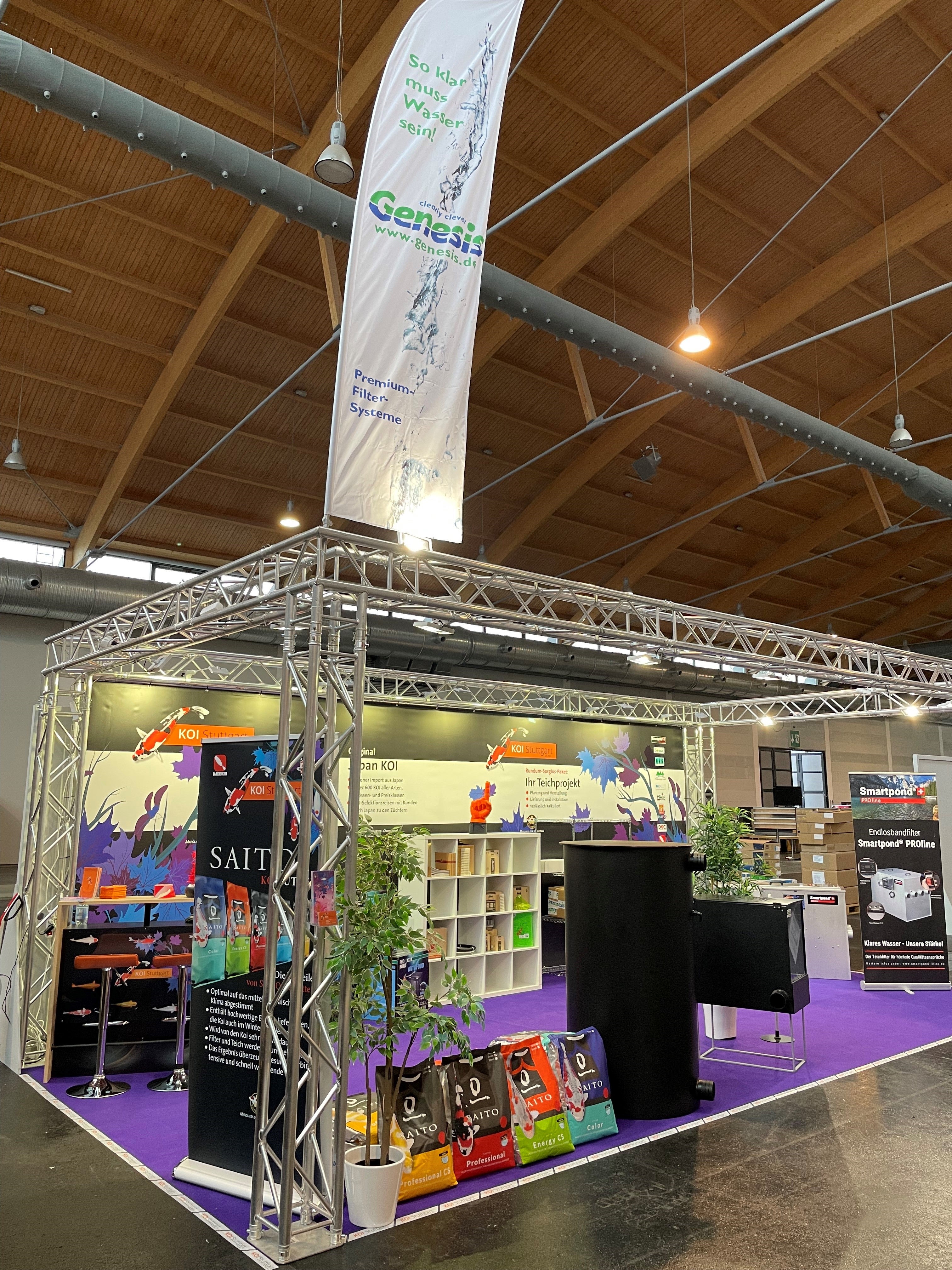 Messestand aus Traversen 8 x 4 mit 3 m Höhe = 32 m² · andere Größen jederzeit möglich – 2