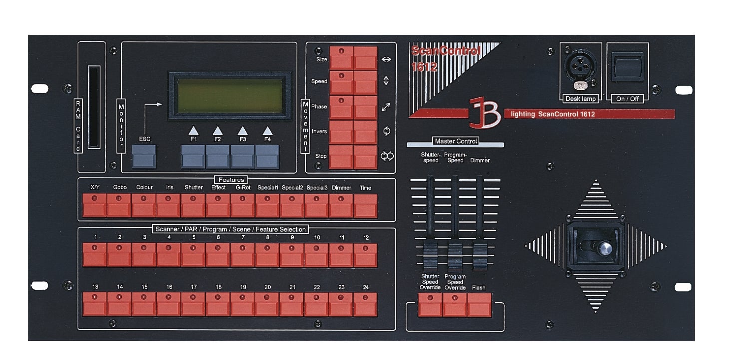 Komplettset mit 8x Robe DJ Scan 250 XT und JB Lighting 1612 Controller – 2