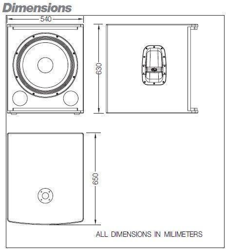 Aktiver Subwoofer D.A.S. Avant 18A - 750 W – 4