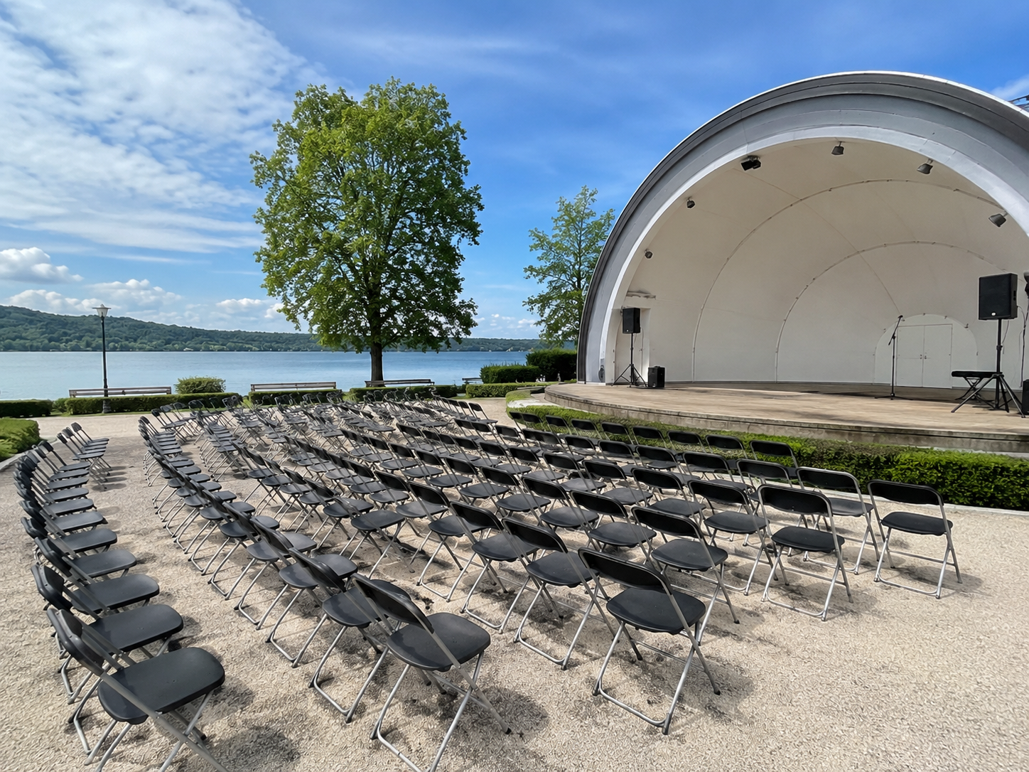 Klappstuhl schwarz – Eventbestuhlung für Veranstaltungen – 3