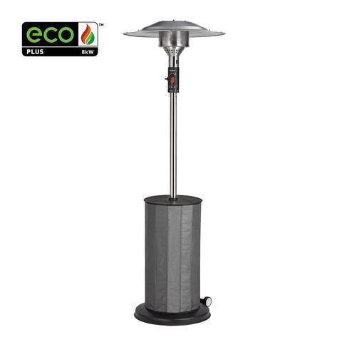 Terrassenstrahler / Heizpilz 8 KW - Säule zum Transport absenkbar!