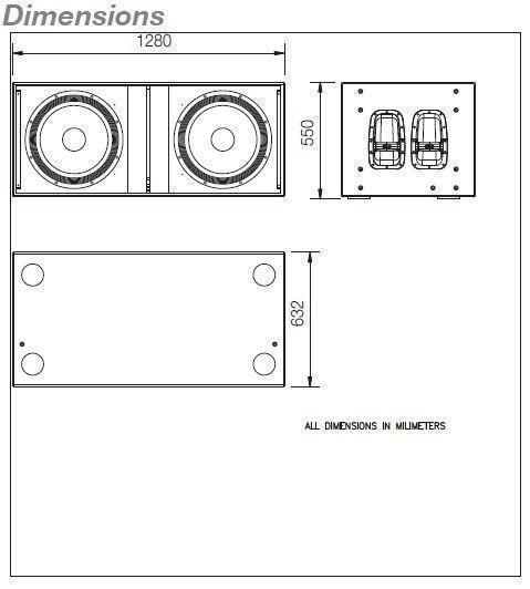 Aktiver Großveranstaltungs - Subwoofer D.A.S. Aero LX-218A - 2400 W – 4