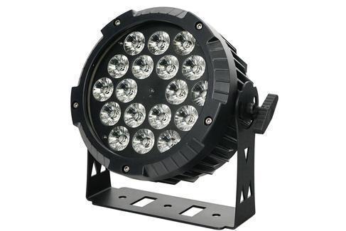 4 Stück LED Floorspot mit 180 Watt mit RGBW Farbmischung / kann auch aufgehängt werden / DMX-steuerbar