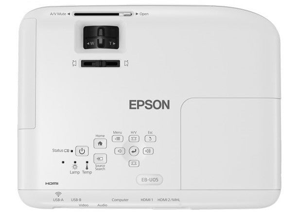Full-HD Videoprojektor Beamer / Epson EB-U05 mit 3400 Ansi-Lumen – 3