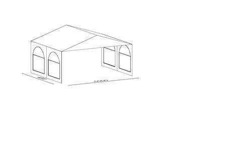 Partyzelt 5 x 4 m inkl. Zeltheizung (Festzelt) – 2