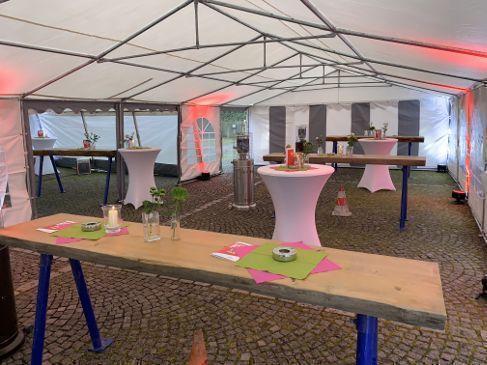 Partyzelt / Festzelt 5 × 10 m – Eventzelt / Bierzelt – 4
