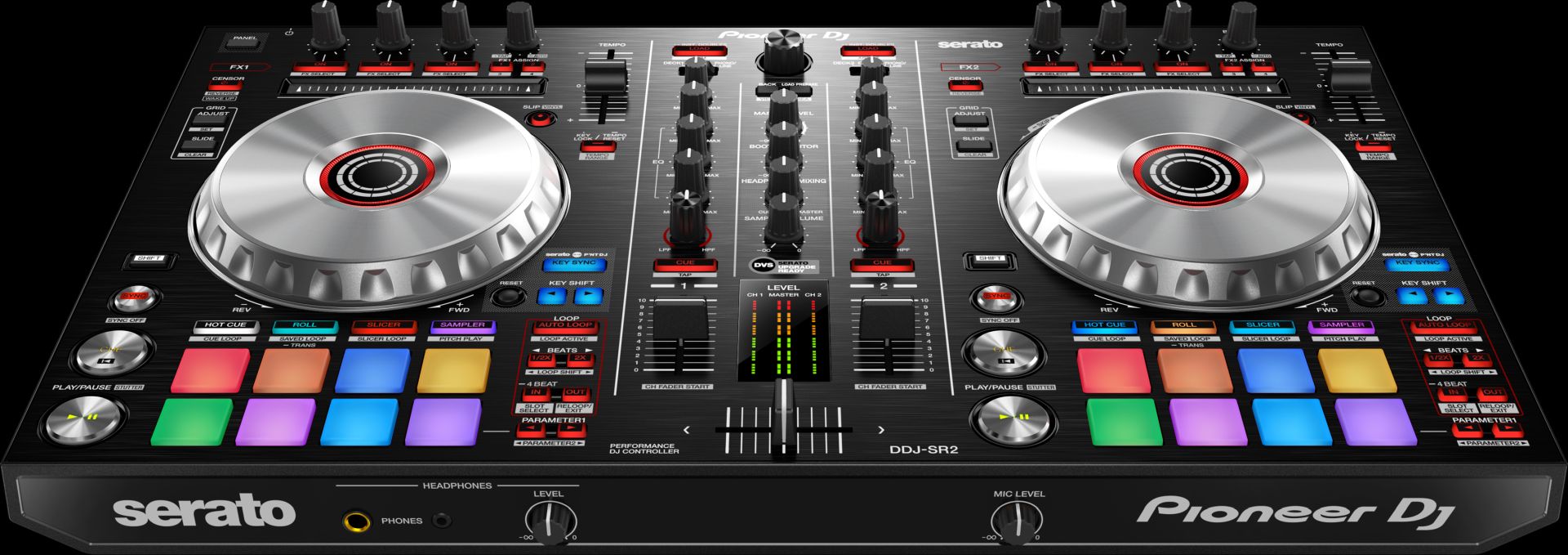 Pioneer DDJ-SR2 DJ Controller mieten – Profi Controller für Serato DJ Pro