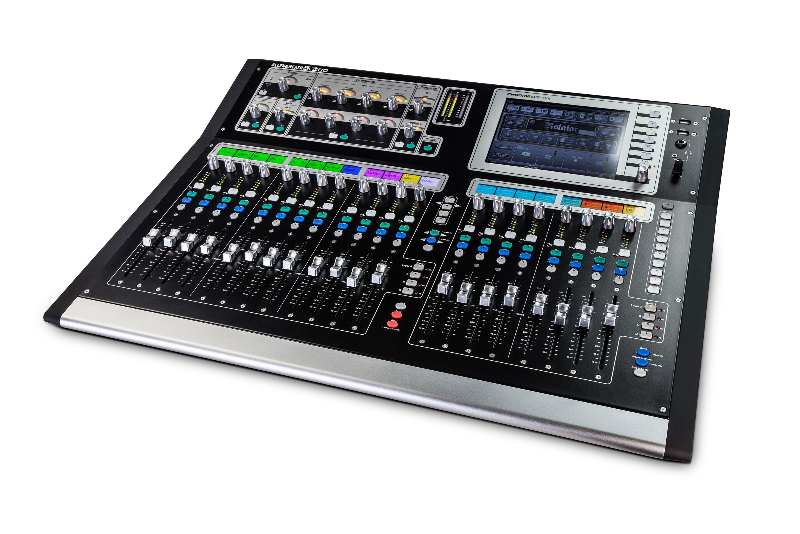 Allen & Heath GLD80 Chrome (optional mit Stagebox und DANTE)