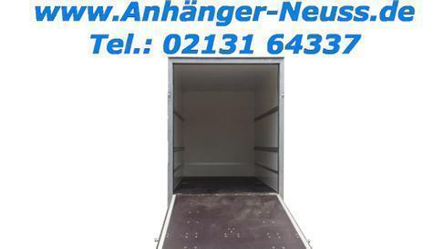 Kofferanhänger mit Auffahrrampe: L 2.640 mm -B: 1.300 mm -H:1.800 mm – 2