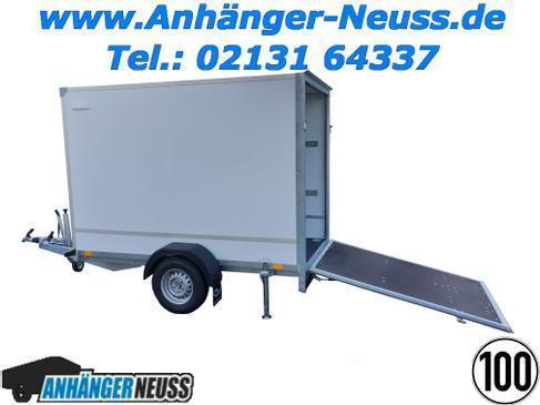 Kofferanhänger mit Auffahrrampe: L 2.640 mm -B: 1.300 mm -H:1.800 mm
