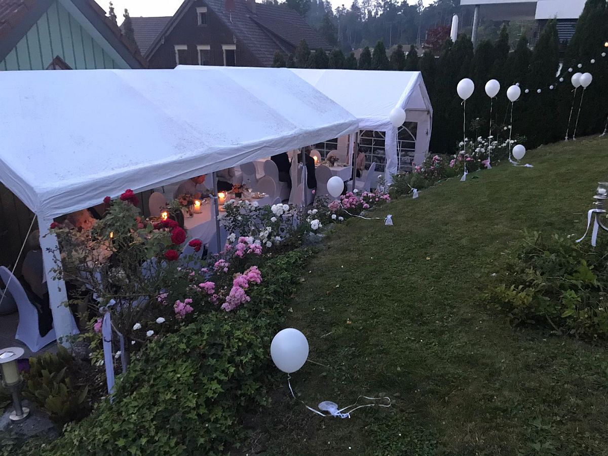 Partyzelt 3 x 6 m, Zelt – 4