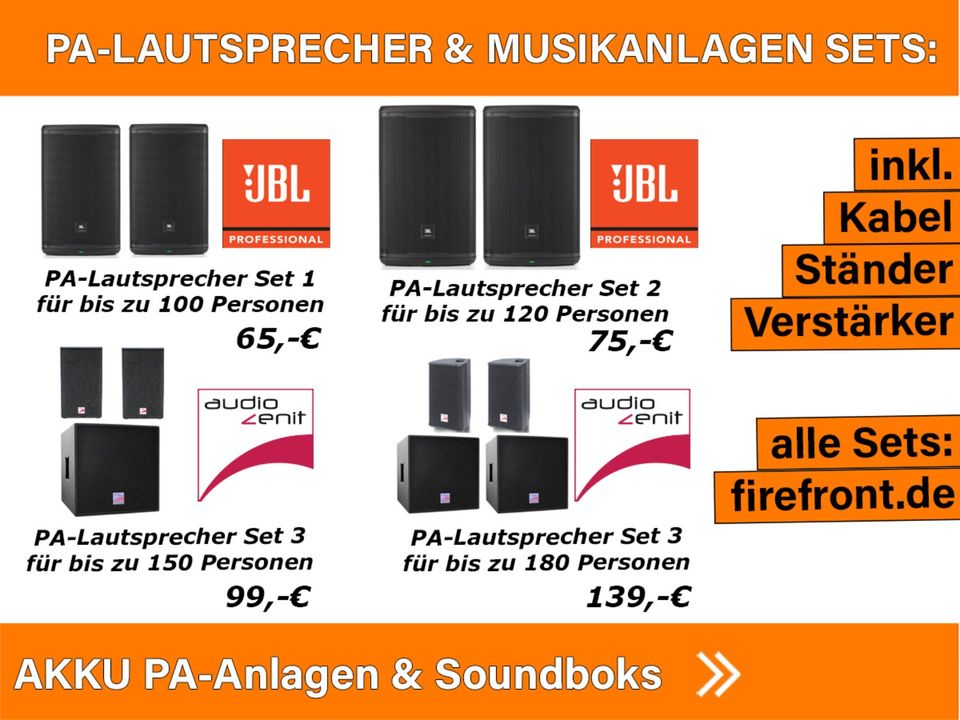 Party-Technik mieten Berlin – Musikanlagen, DJ-Technik, PA, Soundboks & Diskolicht – 2