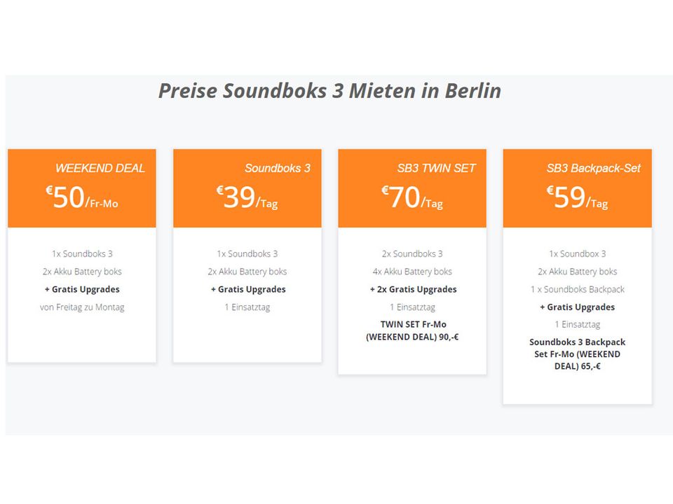 Soundboks 4 & 3 mieten Berlin – Akku- & Bluetooth-Box, Musikanlagen & Pioneer DJ – 2