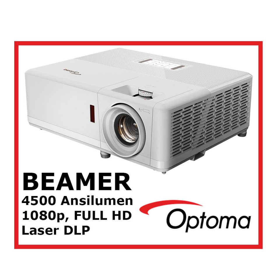 Beamer mit Leinwand mieten Berlin – 240 cm, Full-HD Beamer-Set für Events & Tagungen – 2