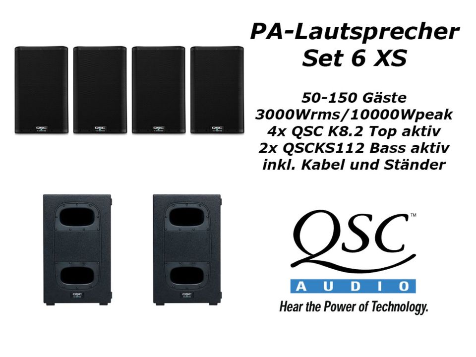 Musikanlage & PA-Anlage mieten – QSC K12.2, K8.2, CP12, KS112 & Soundboks | Berlin – 4