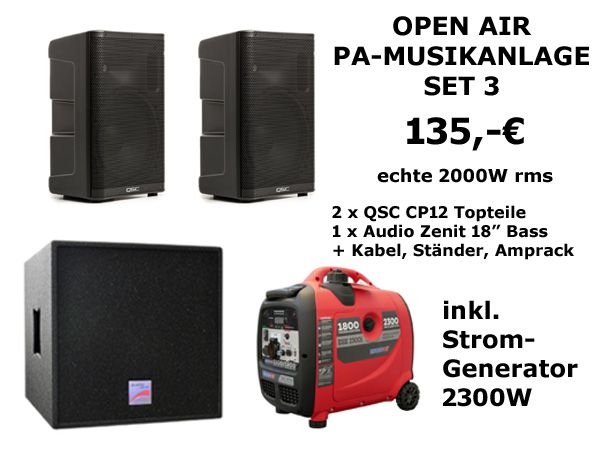 Akku Open Air PA-Set 4 mieten – 3600 W RMS, 10-12 h Akku | Veranstaltungstechnik Berlin – Thumbnail 7