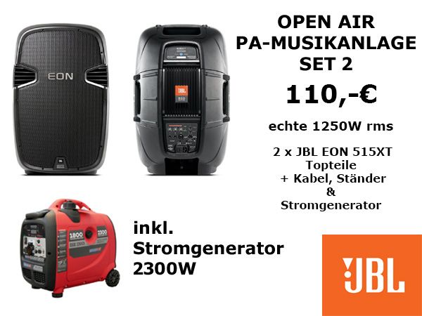 Akku Open Air PA-Set 4 mieten – 3600 W RMS, 10-12 h Akku | Veranstaltungstechnik Berlin – Thumbnail 6