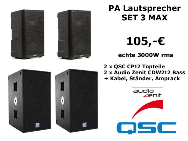 PA-Set 2 JBL mieten – 2x JBL EON 715, bis 150 Personen | Musikanlage Verleih Berlin – 3