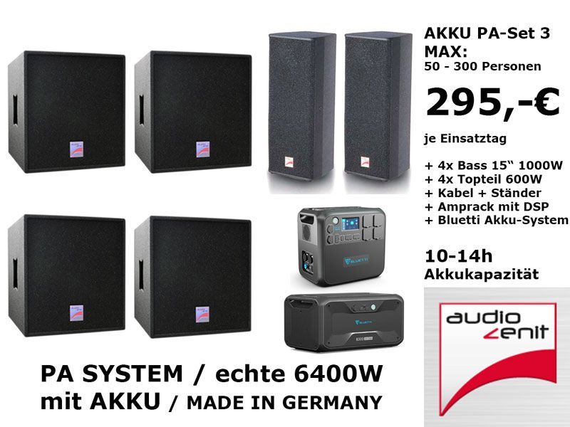 PA-Boxen-Set mieten Berlin: PA-Set 2 JBL EON 715, Aktivlautsprecher & Musikanlagen – 3