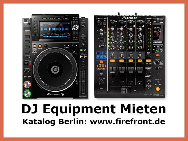 Pioneer DJM Mischpult mieten Berlin: DJM-900 Nexus, DJM-A9, DJM-800, DJM-750 & DJ-Mixer – 4