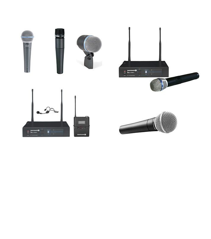 Funkmikrofone mieten Berlin – Shure SLXD, Beta 58, DPA Headset & Live-Mischpulte – 2