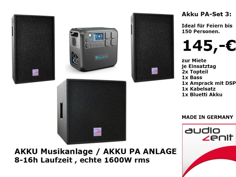 JBL Musikanlage & PA-Anlage mieten – Soundboks 3, Akku-PA, DJ-Controller | Verleih Berlin – Thumbnail 6