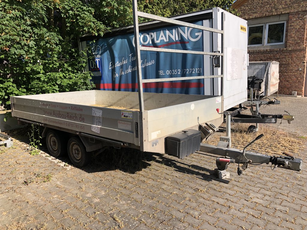 Transportanhänger 2050 x 3600 mm – 1.285 kg Zuladung