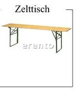 [DUBLETTE – LÖSCHEN] Bierzelttisch 2,20 m mieten - robuster Festzelttisch für Feiern