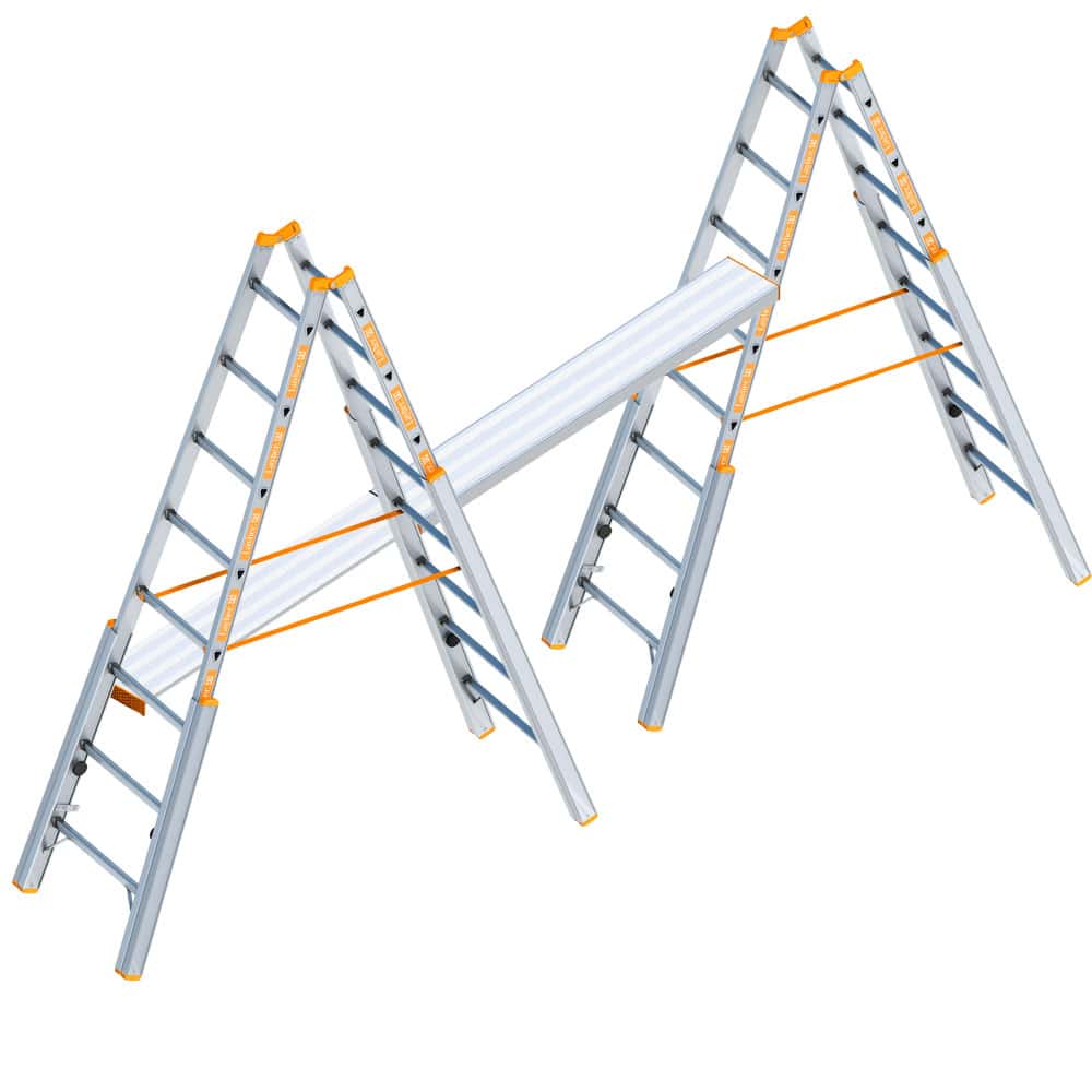 ALU-Brücke inkl. 2 Treppenhausleitern mieten