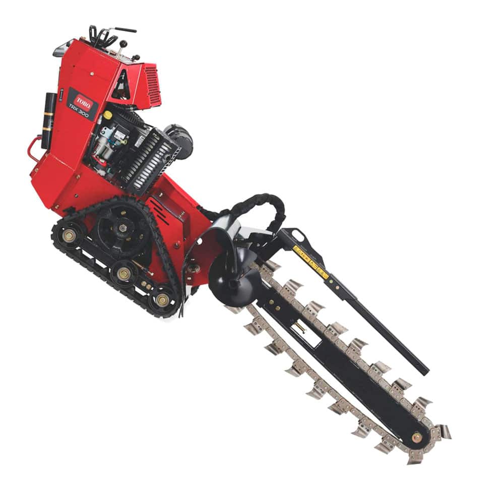 Grabenfräse hydraulisch mit Kette mieten