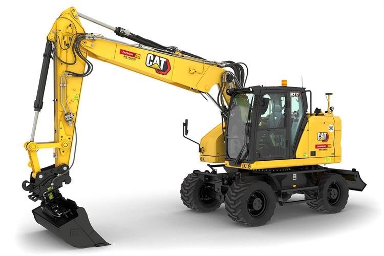Mobilbagger CAT M317 CR mit GPS (17,9 t) mieten
