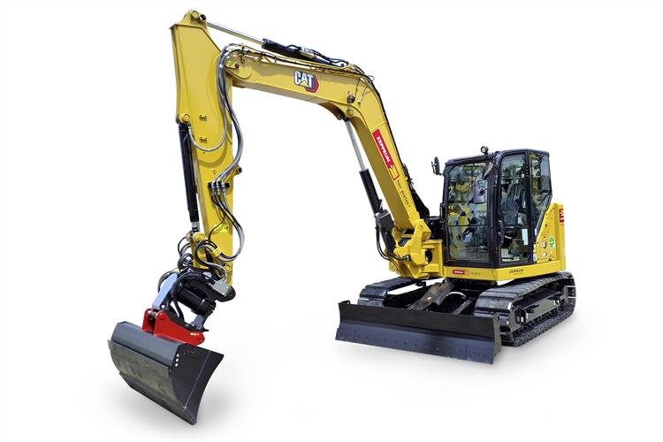 Minibagger CAT 308 NG CR mit Powertilt (9,7 t) mieten