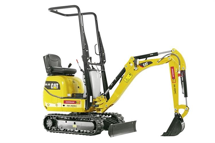 Minibagger CAT 300.9 D (0,9 t) mieten