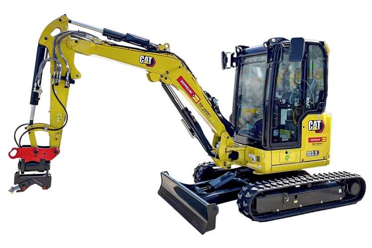 Minibagger CAT 303.5 NG mit Powertilt (3,7t) mieten