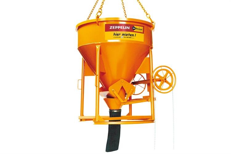 Betonsilo 1000 l, 1016KR.12 / Kettenrad mieten