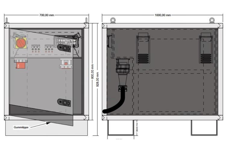 NS- Trenn-Transformator 45 kVA mieten