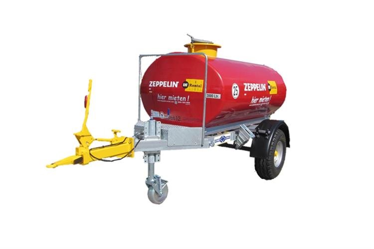 Wasser-Transportanhänger 3000 l, gebremst, für Brauchwasser mieten