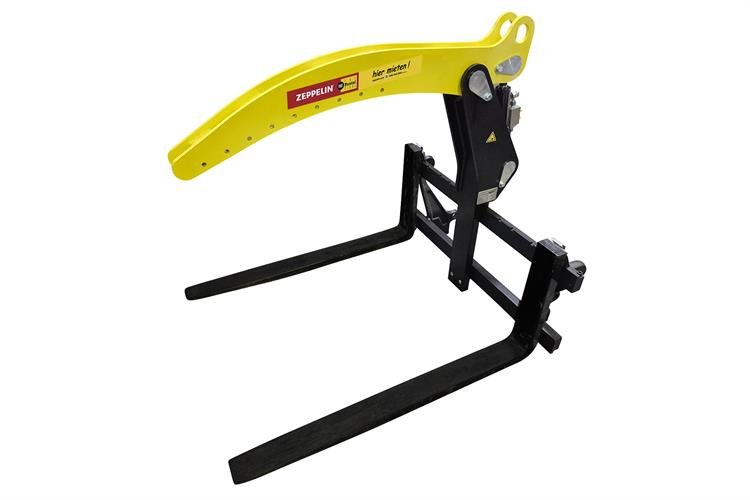 Ladegabel für CAT 908 mit Niederhalter mieten