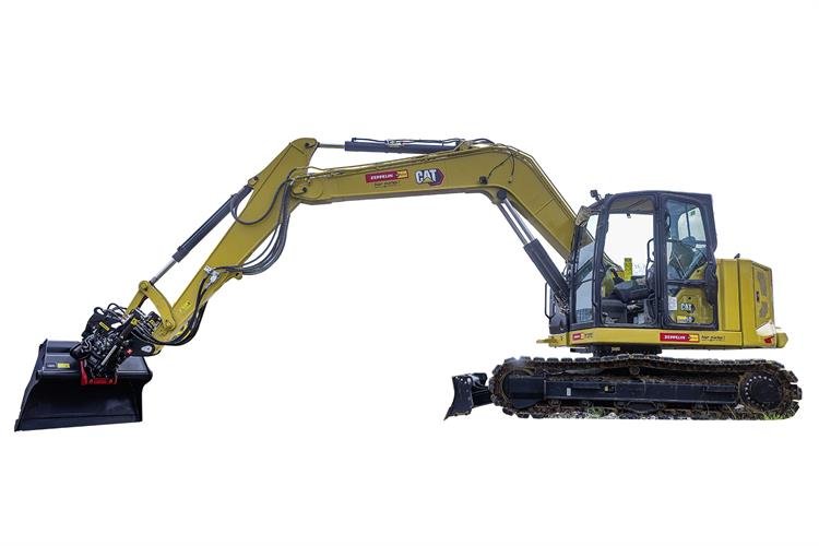 Minibagger CAT 310 NG Tiltrotator mit OQ45-5 (10,6 t) mieten