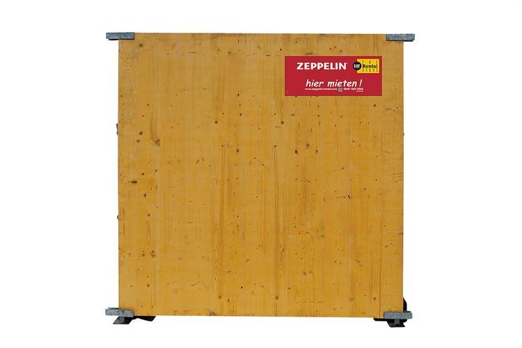 Holzbauzaun (Höhe 2 m) mieten